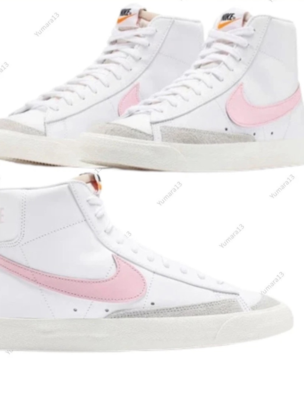Nike blazer 77 pink and white size 8.5